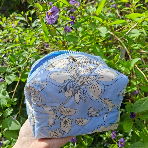 Embroidered linen hoop art